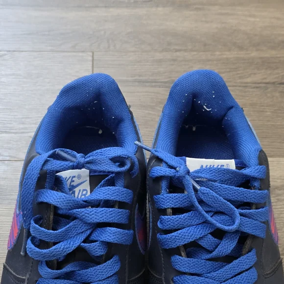 Air Force 1 '07 Nike Dark Blue White Mens 8 Streetwear Athleisure Sporty - Picture 7 of 13